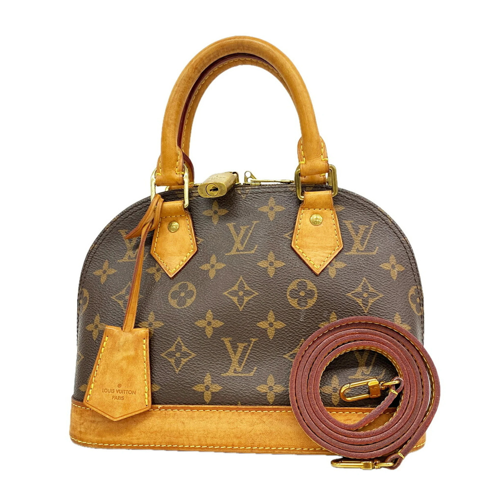 Louis Vuitton Alma BB Monogram Handbag M46990 Brown 2-way bag for women P3679632